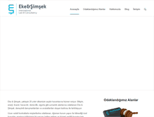Tablet Screenshot of ekesimsek.com